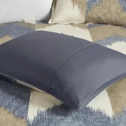 Navy Broken Chevron 3-Pc. Full/Queen Comforter Set-Kirkland's Home Sale