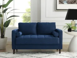 Navy Chelsea Modern Loveseat-Kirkland's Home Fashion