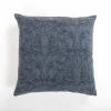 Navy Chenille Damask Pillow-Kirkland's Home Clearance