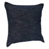 Navy Chenille Texture Flange Pillow, 22 In.-Kirkland's Home Online