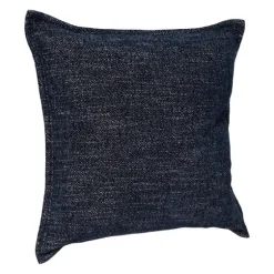 Navy Chenille Texture Flange Pillow, 22 In.-Kirkland's Home Online