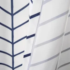 Navy Chevron 2-Pc. Panel Curtain Set, 84 In.-Kirkland's Home Cheap
