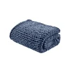 Navy Chunky Double Knit Cozy Throw-Kirkland's Home Sale