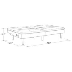 Navy Console Usb Port Convertible Sofa-Kirkland's Home New
