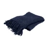 Navy Cotton Tassel Throw-Kirkland's Home Discount