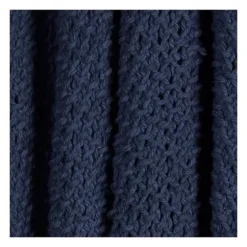 Navy Cotton Tassel Throw-Kirkland's Home Discount