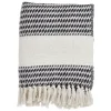 Navy Diamond Weave Throw With Tassels-Kirkland's Home Store