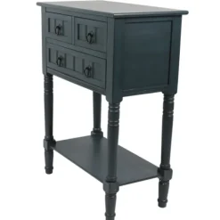 Navy 3-Drawer Console Table-Kirkland's Home Clearance