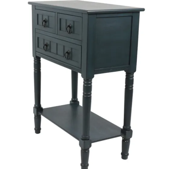 Navy 3-Drawer Console Table-Kirkland's Home Clearance