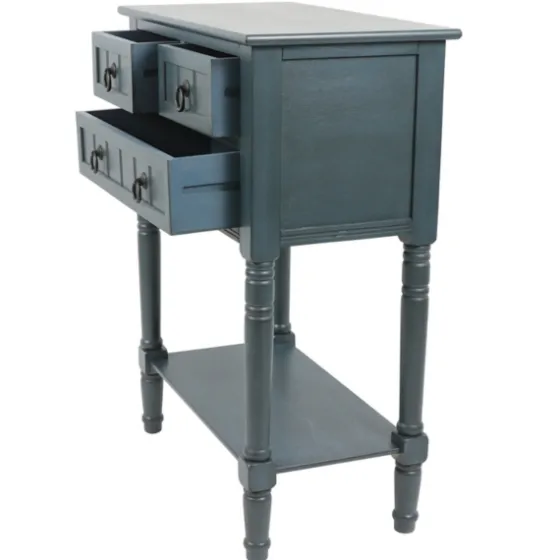 Navy 3-Drawer Console Table-Kirkland's Home Clearance
