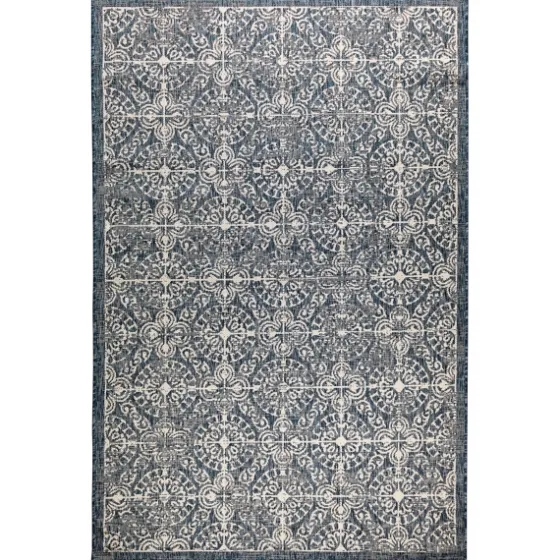 Navy Embellished Indoor/Outdoor Area Rug, 6X9-Kirkland's Home New
