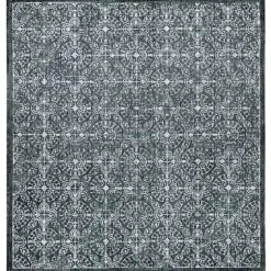 Navy Embellished Indoor/Outdoor Area Rug, 7X7-Kirkland's Home Best Sale