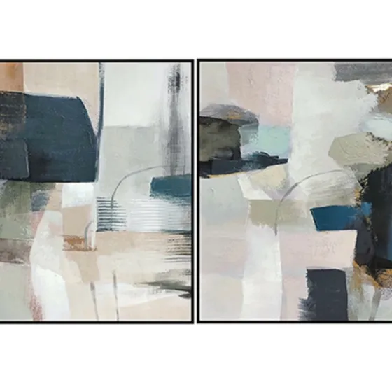 Navy Escape Framed Canvas Art Prints, Set Of 2-Kirkland's Home Outlet