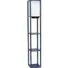 Navy Etagere Shelf Charging Floor Lamp-Kirkland's Home Store