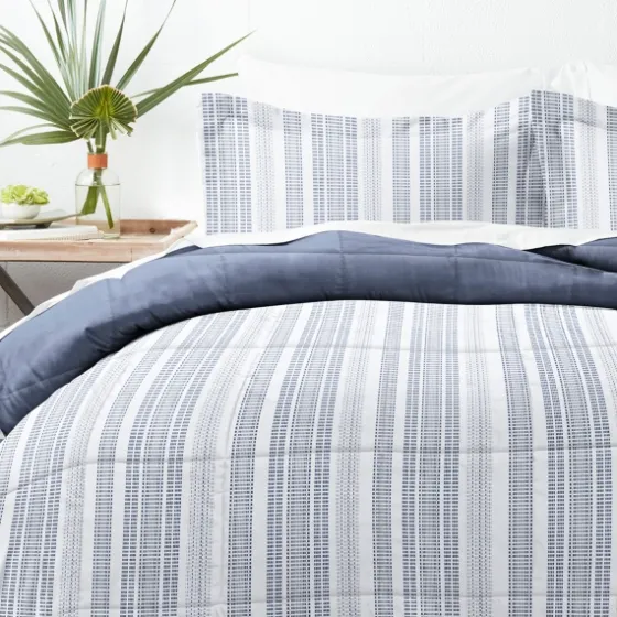 Navy Farmhouse Dreams Queen 3-Pc. Comforter Set-Kirkland's Home Hot