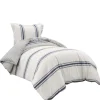 Navy Farmhouse Stripe 2-Pc. Twin Xl Duvet Set-Kirkland's Home Clearance
