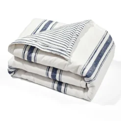 Navy Farmhouse Stripe Throw-Kirkland's Home Best