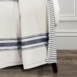 Navy Farmhouse Stripe Throw-Kirkland's Home Best