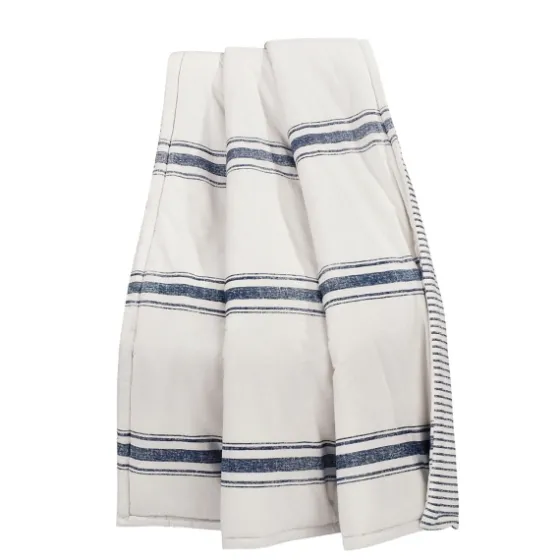 Navy Farmhouse Stripe Throw-Kirkland's Home Best