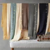 Navy Faux Cashmere Color Block Throw Blanket-Kirkland's Home Online