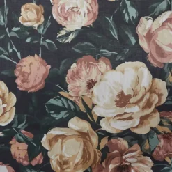 Navy Floral Cotton Shower Curtain-Kirkland's Home Outlet