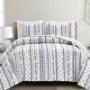 Navy Geometric Full/Queen Reversible Quilt Set-Kirkland's Home Cheap