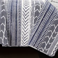 Navy Geometric 3-Pc. King Quilt Set-Kirkland's Home Best
