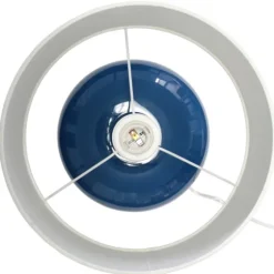 Navy Glass Short Oval Table Lamp-Kirkland's Home Clearance