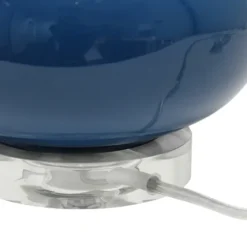 Navy Glass Short Oval Table Lamp-Kirkland's Home Clearance