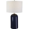 Navy Glazed Ceramic Table Lamp-Kirkland's Home Discount