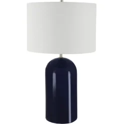 Navy Glazed Ceramic Table Lamp-Kirkland's Home Discount