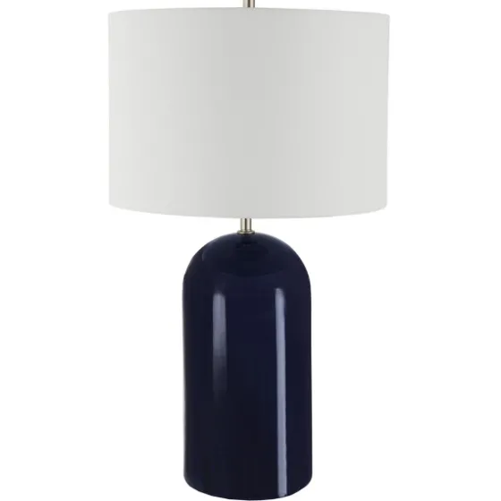 Navy Glazed Ceramic Table Lamp-Kirkland's Home Discount