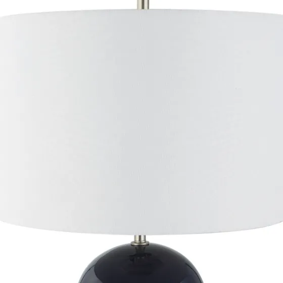 Navy Glazed Ceramic Table Lamp-Kirkland's Home Discount