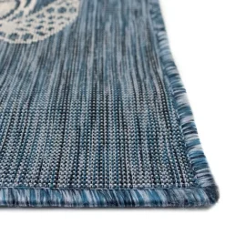 Navy Harrison Turtle Indoor/Outdoor Area Rug, 4X7-Kirkland's Home Fashion
