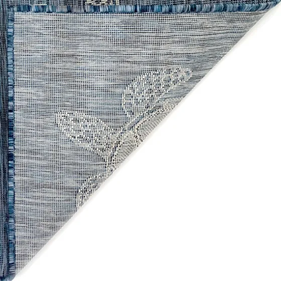 Navy Harrison Turtle Indoor/Outdoor Area Rug, 4X7-Kirkland's Home Fashion