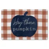 Navy Hey There Pumpkin Floor Mat-Kirkland's Home Online