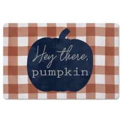 Navy Hey There Pumpkin Floor Mat-Kirkland's Home Online