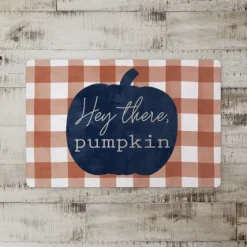 Navy Hey There Pumpkin Floor Mat-Kirkland's Home Online