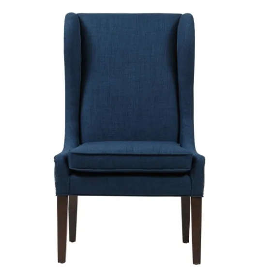 Navy High Wingback Nailhead Trim Dining Chair-Kirkland's Home Best Sale