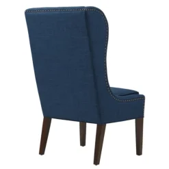 Navy High Wingback Nailhead Trim Dining Chair-Kirkland's Home Best Sale
