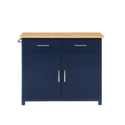 Navy Industrial Kitchen Cart-Kirkland's Home Discount