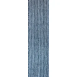 Navy Intertwine Indoor/Outdoor Runner-Kirkland's Home Discount
