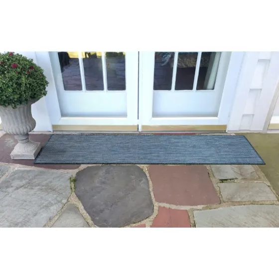 Navy Intertwine Indoor/Outdoor Runner-Kirkland's Home Discount