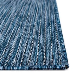 Navy Intertwine Indoor/Outdoor Area Rug, 4X7-Kirkland's Home Shop