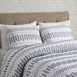 Navy Jacquard California King 3-Pc. Comforter Set-Kirkland's Home Clearance