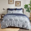 Navy Jacquard 3-Pc. California King Comforter Set-Kirkland's Home New