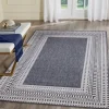 Navy Linear Macy Indoor/Outdoor Area Rug, 4X7-Kirkland's Home New