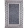 Navy Linear Macy Indoor/Outdoor Area Rug, 7X9-Kirkland's Home Shop