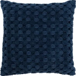 Navy Looped Cotton Throw Pillow-Kirkland's Home Online