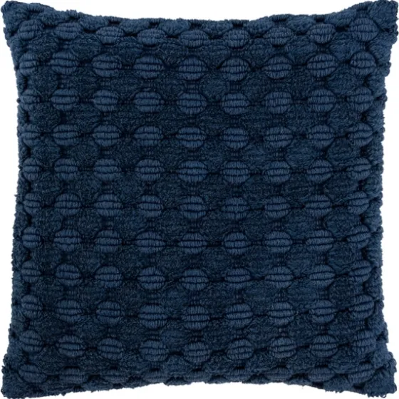 Navy Looped Cotton Throw Pillow-Kirkland's Home Online